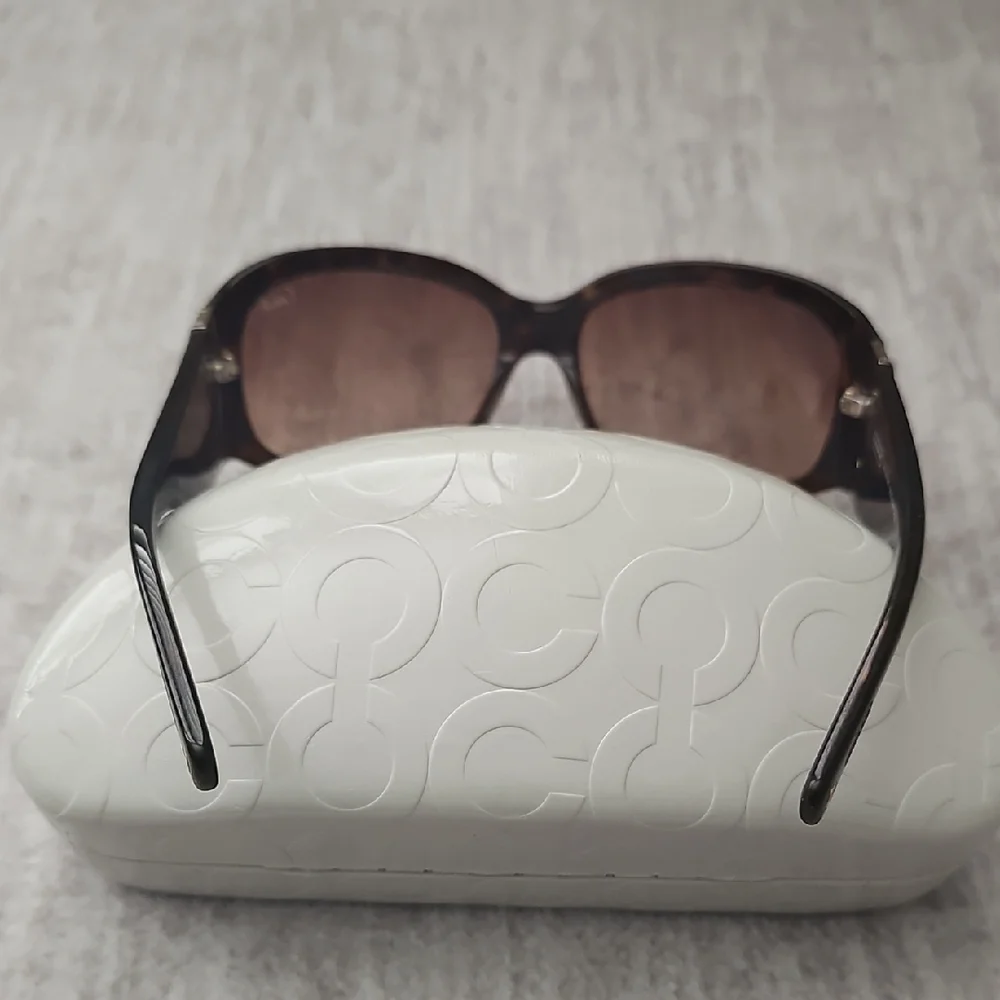 Coach Tortoise Shell Sunglasses - Picture 2 of 4